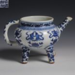 16th Century Blue and White Pot