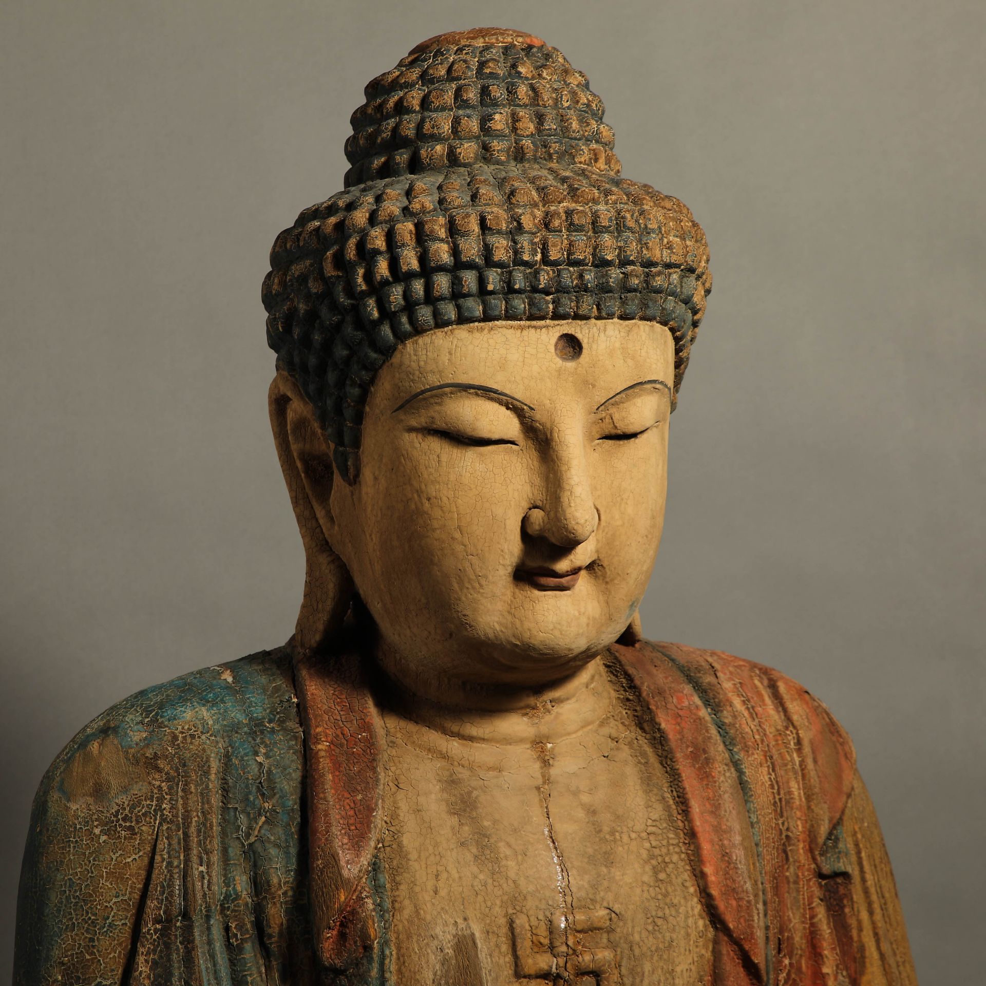 11th Century Wooden Guanyin - Image 9 of 15