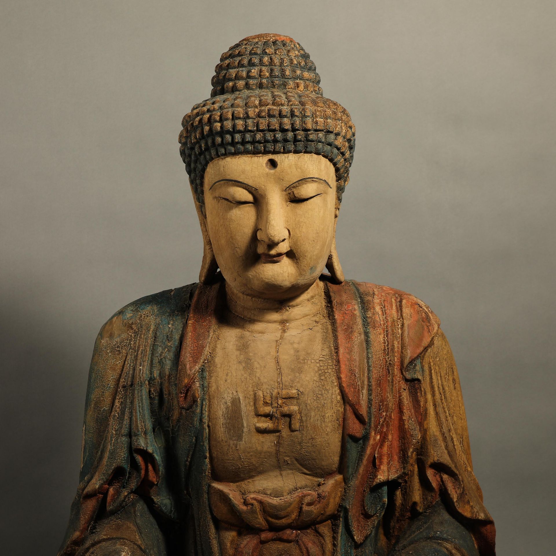 11th Century Wooden Guanyin - Image 2 of 15