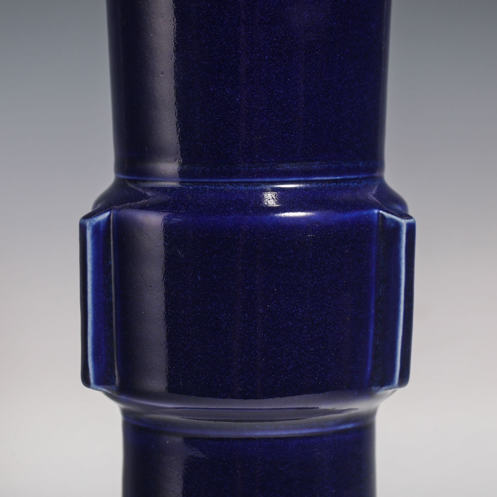 18th Century Blue-Glazed Goblet - Image 2 of 8