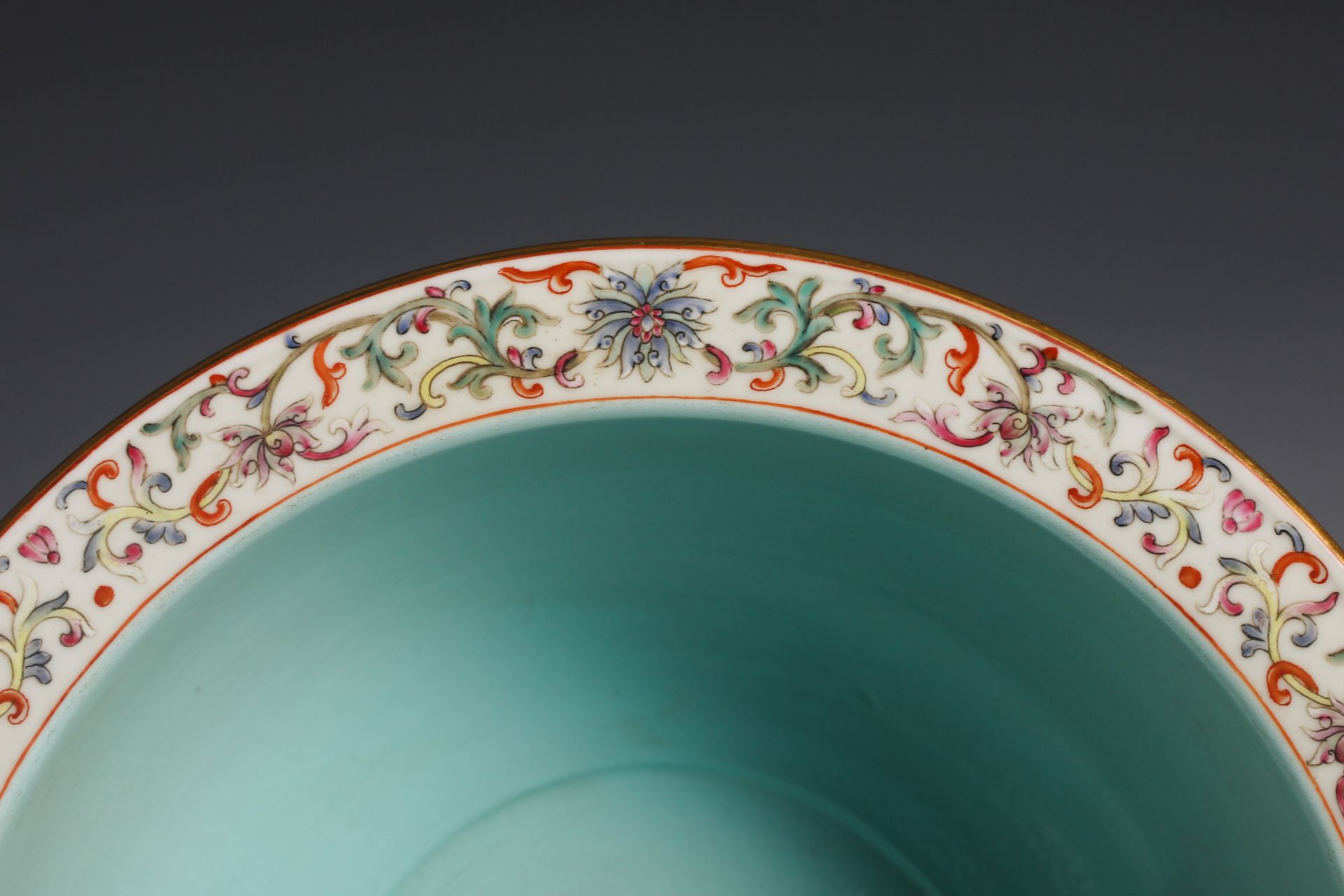 19th Century Pastel Flower Pot - Image 7 of 10