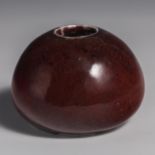 18th Century Red-Glazed Water Bowl