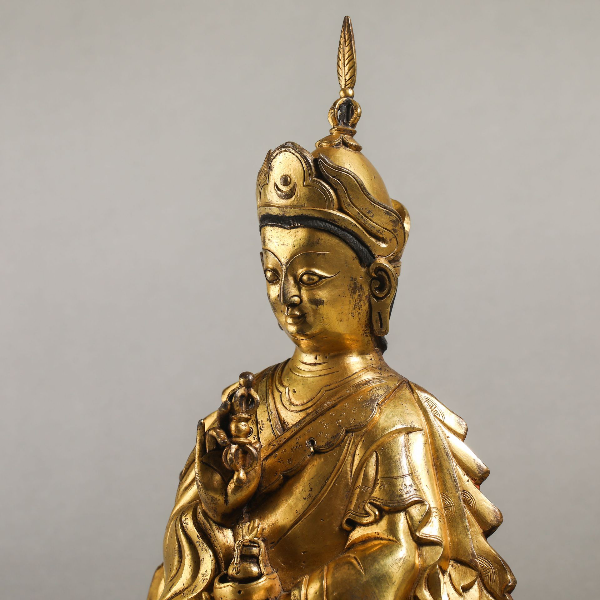 18th century Padmasambhava Tuas Buddha - Bild 8 aus 14