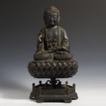 18th Century Han Bronze Buddha Statue
