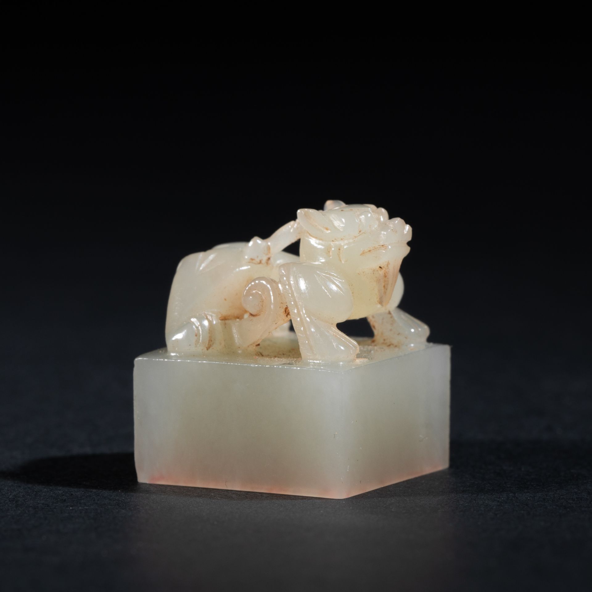 Chinese Qing Dynasty Hetian Jade Seal - Image 4 of 5