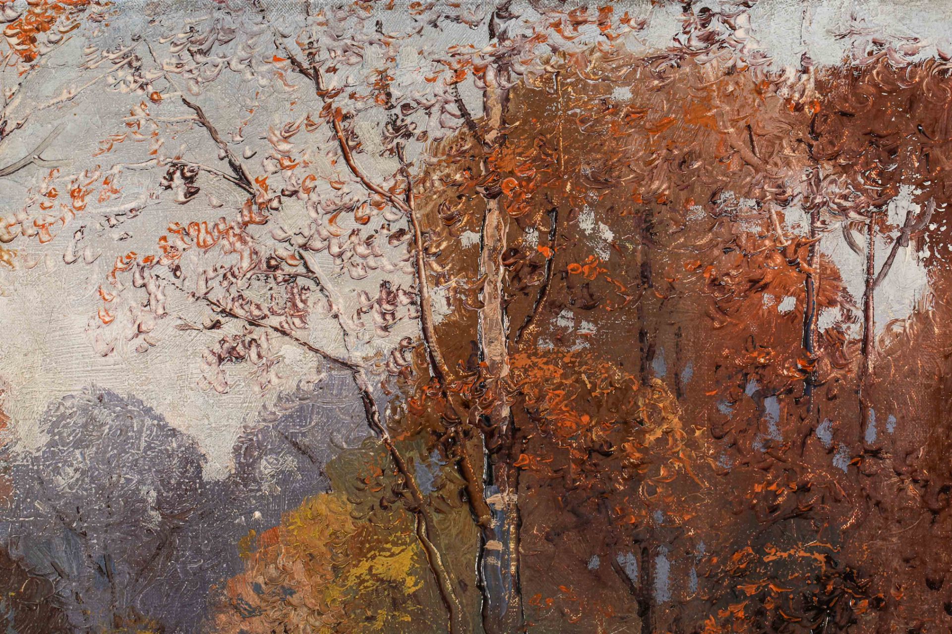 Autumn
Oil on canvas
（Frederick Ernest
Swedlun ，1877–1959，UAS) - Image 6 of 10