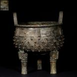 Chinese Western Zhou Dynasty bronze tripod