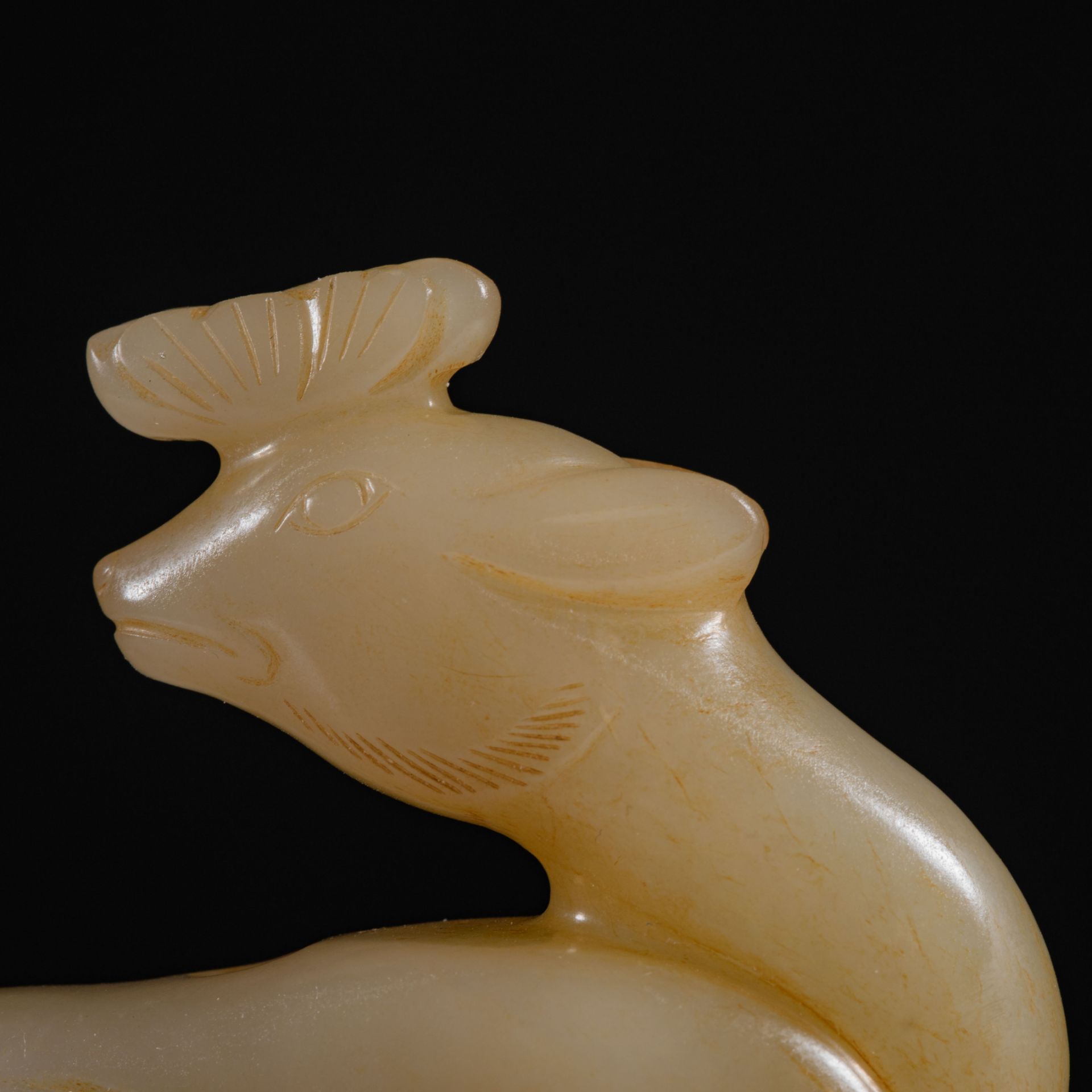 Song Dynasty, China, Hetian Jade Deer - Image 4 of 5