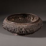 Chinese Qing Dynasty silver bowl