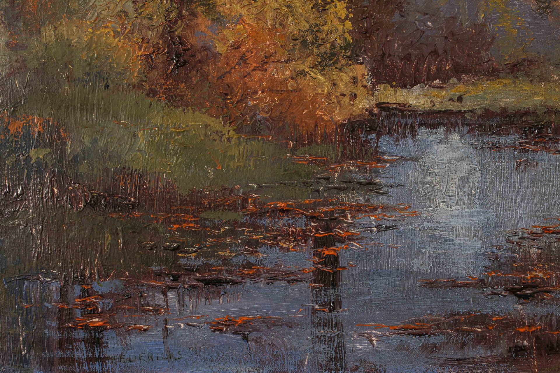Autumn
Oil on canvas
（Frederick Ernest
Swedlun ，1877–1959，UAS) - Image 5 of 10