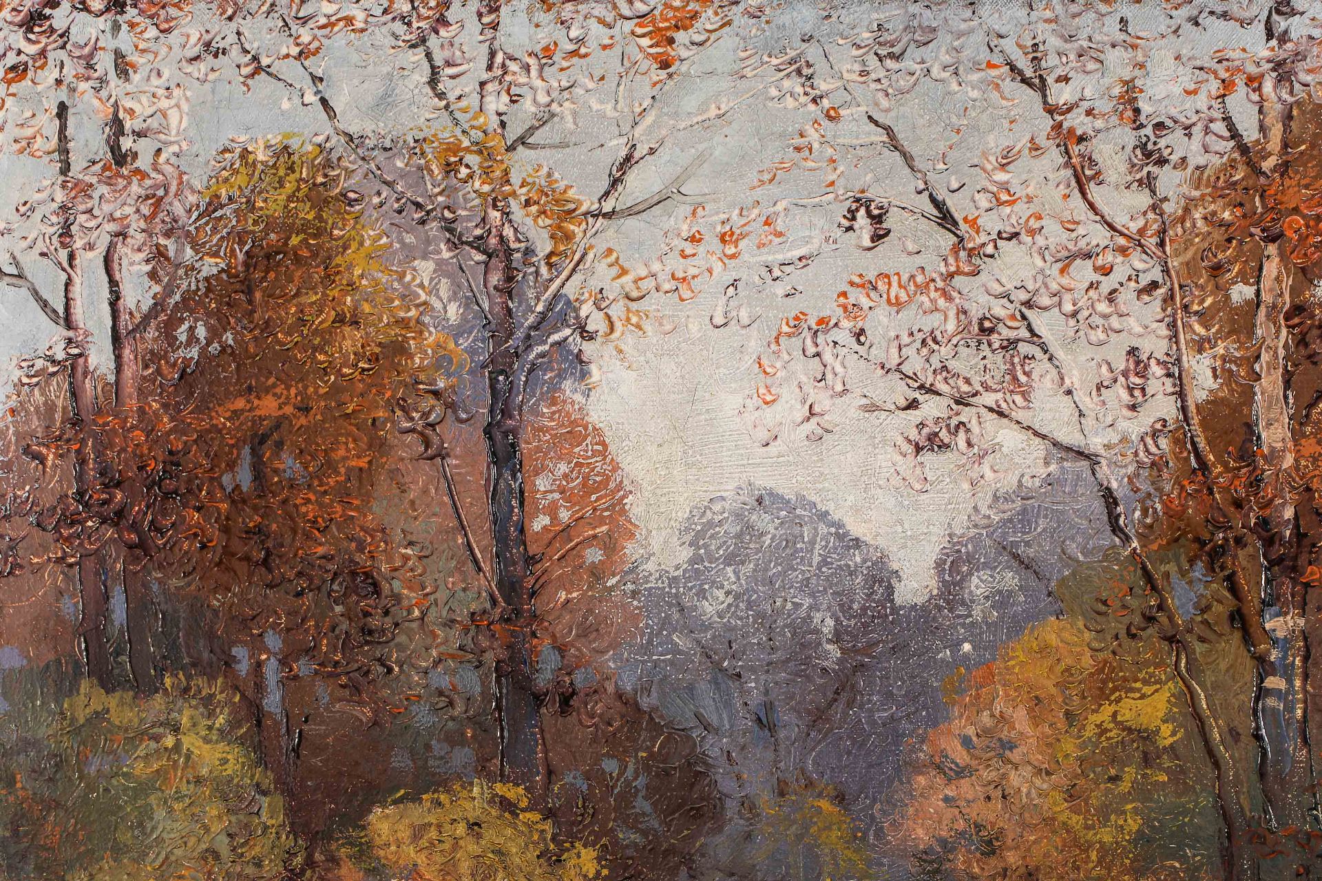 Autumn
Oil on canvas
（Frederick Ernest
Swedlun ，1877–1959，UAS) - Image 3 of 10
