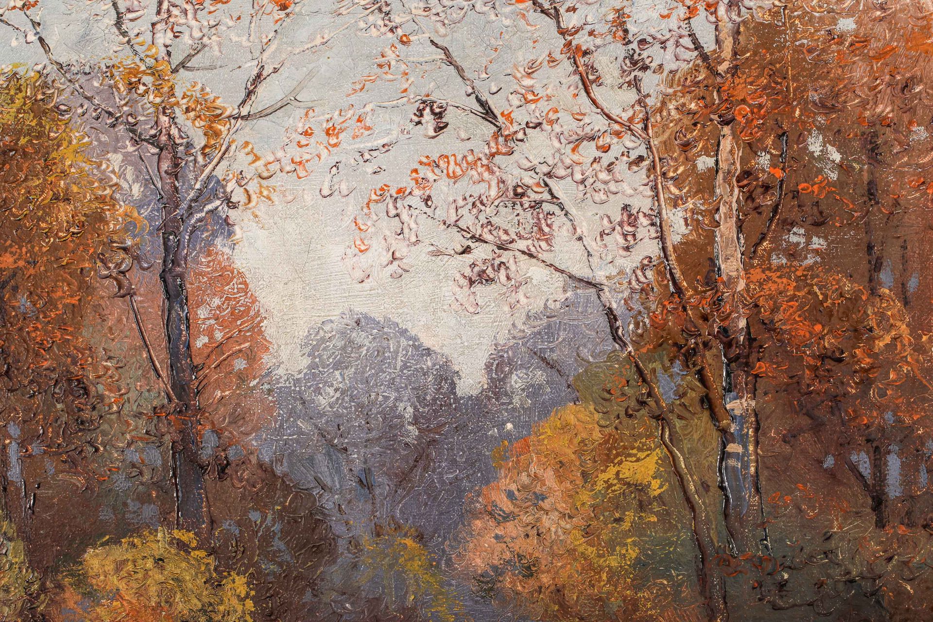 Autumn
Oil on canvas
（Frederick Ernest
Swedlun ，1877–1959，UAS) - Image 8 of 10