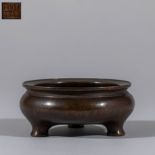 A Xuande Type Bronze Incense Burner, Ming Dynasty, China
