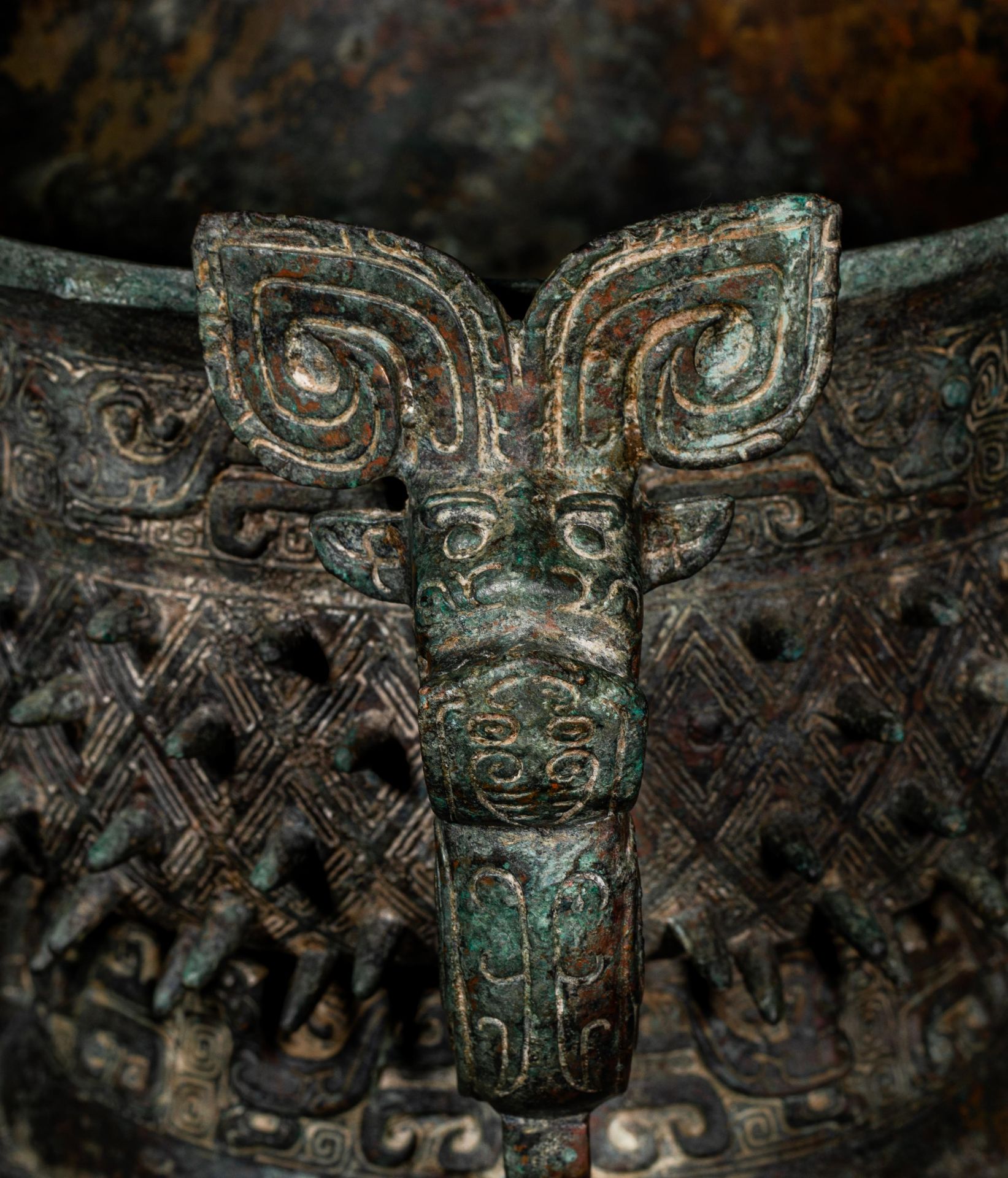 Bronze Guipen, Western Zhou Dynasty, China - Image 8 of 10