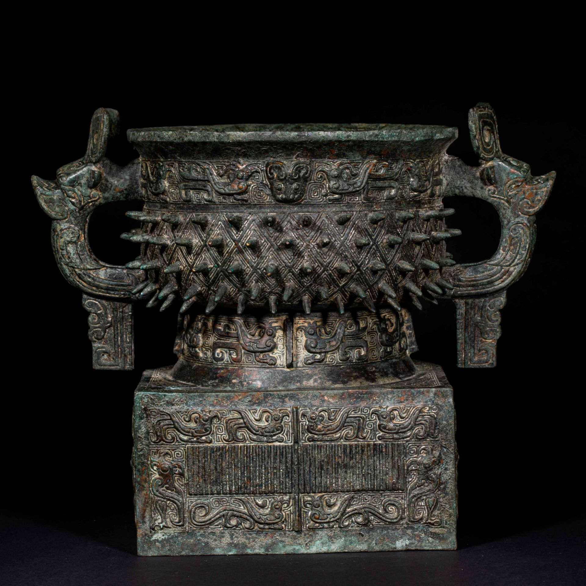 Bronze Guipen, Western Zhou Dynasty, China - Image 10 of 10