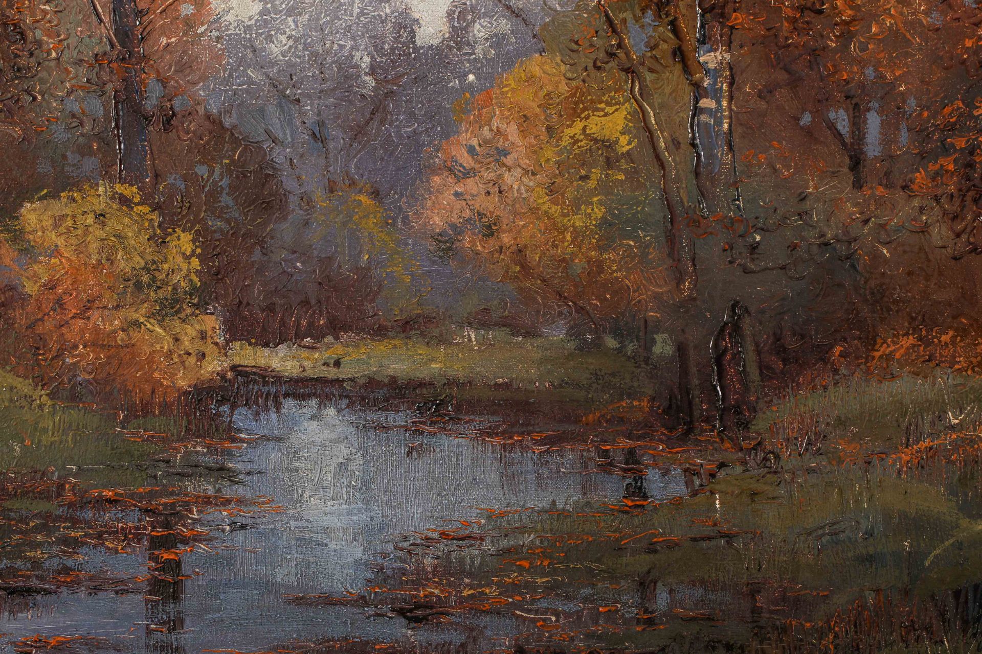 Autumn
Oil on canvas
（Frederick Ernest
Swedlun ，1877–1959，UAS) - Image 7 of 10