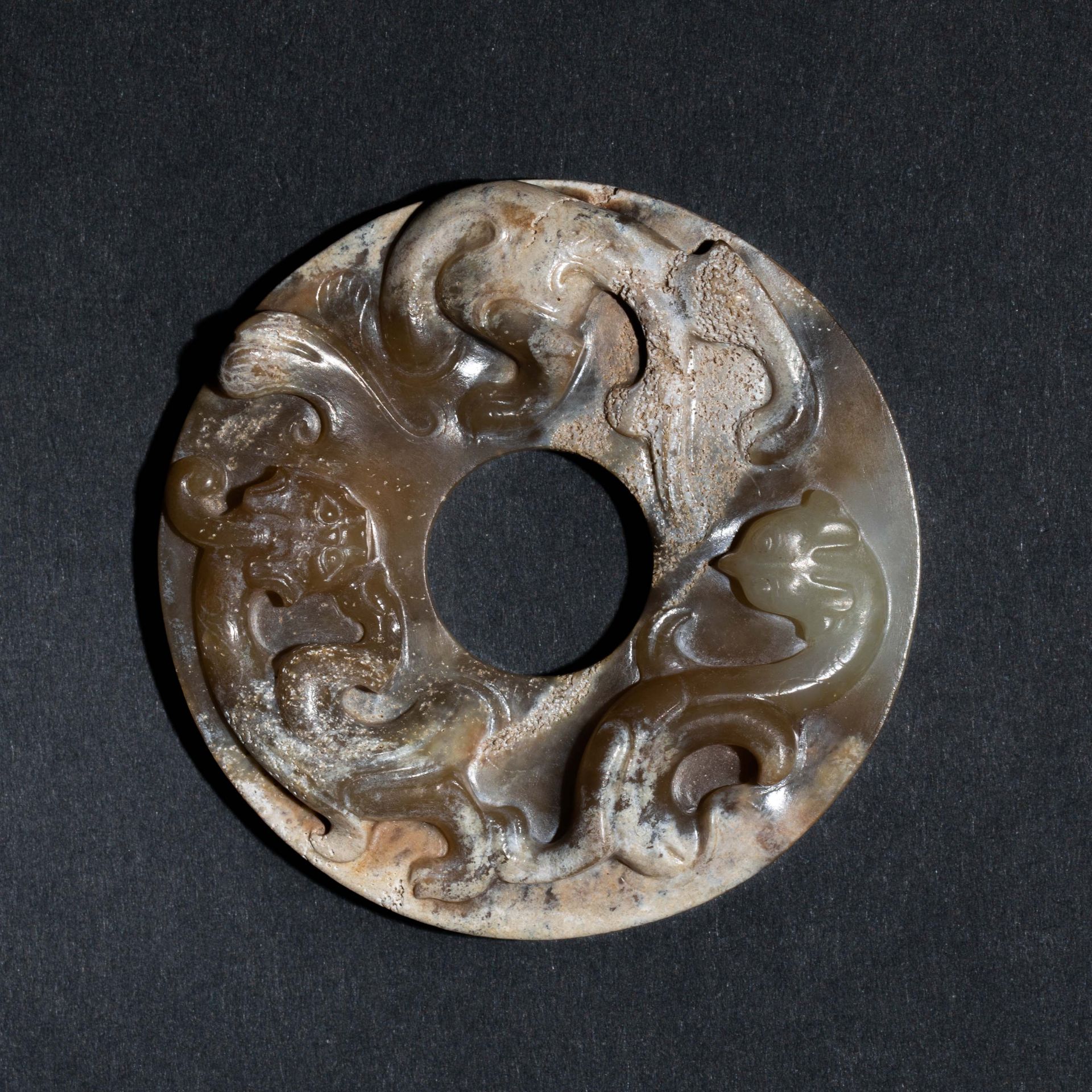 Chinese Han Dynasty Hetian Yubi