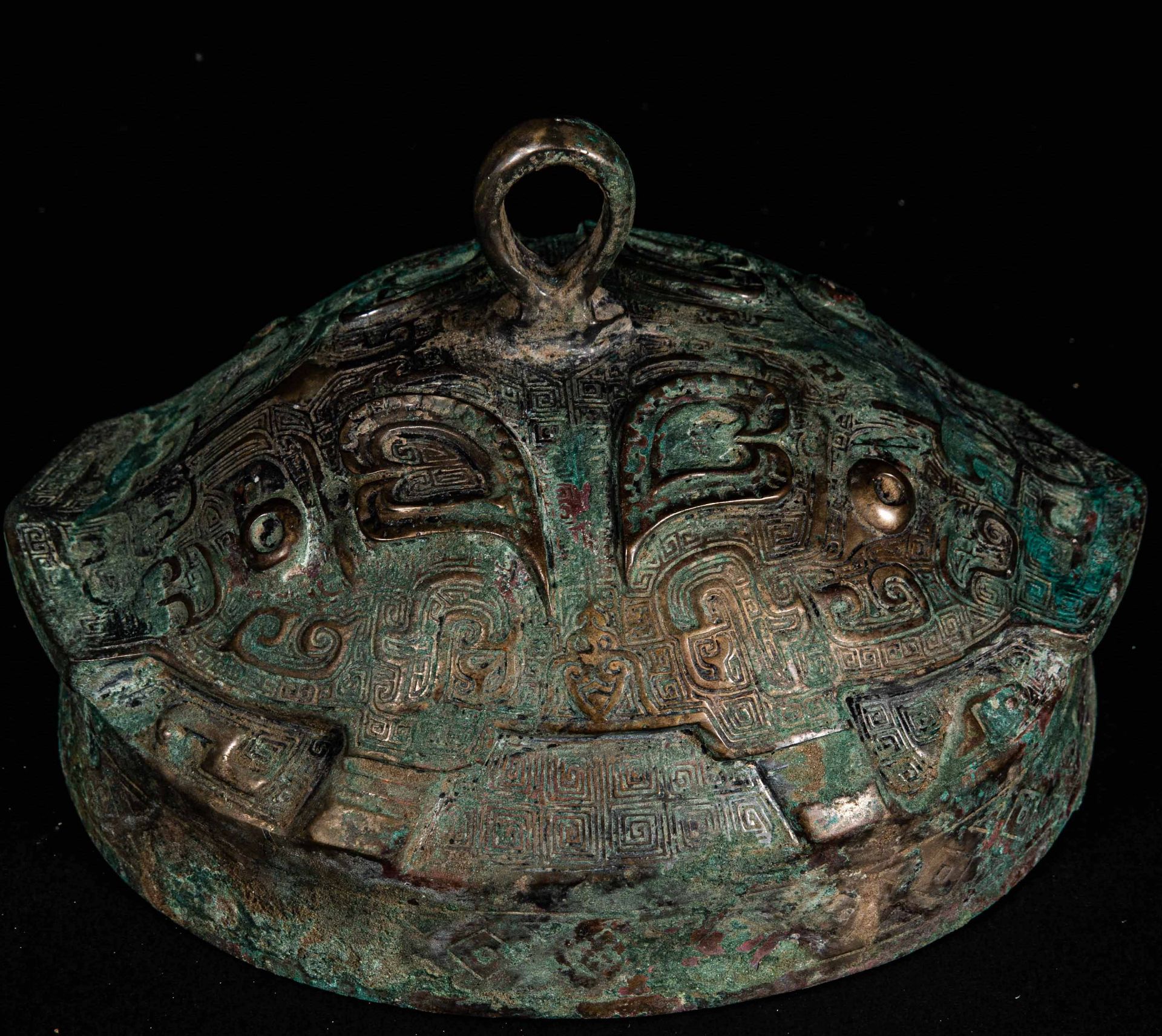 Chinese Western Zhou Dynasty bronze pig head beam pot - Image 10 of 12