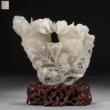 Qing Dynasty Qianlong style Hetian jade decoration