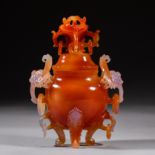 Agate furnace from Qing Dynasty