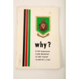 USC, 'Why?' Book Ulster Special Constabulary #1396