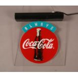 Coca-Cola Hanging Light-up Sign