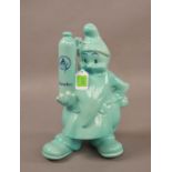 Herman Jansen Schiedam Kabouter Ceramic Blue Gnome