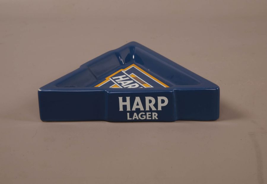 Harp Triangular Ceramic Ashtray - Image 2 of 4