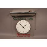 Back-lit Guinness Clock