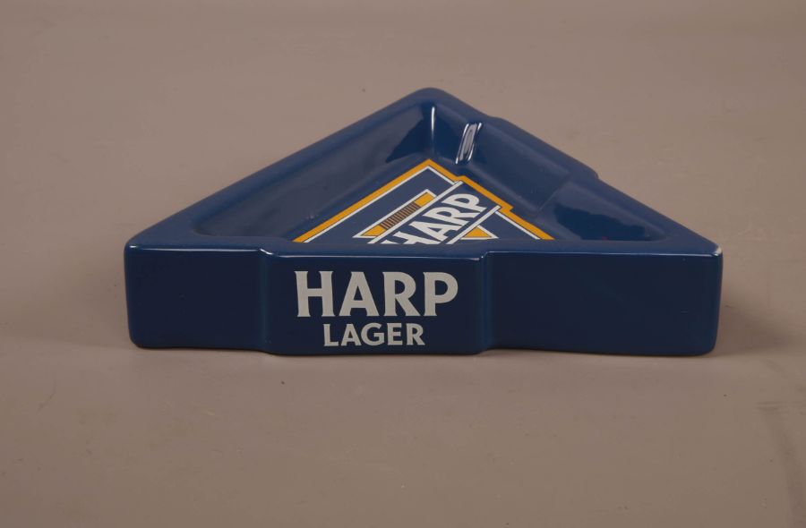 Harp Triangular Ceramic Ashtray - Image 3 of 4