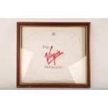 Virgin Atlantic Sir Richard Branson T-shirt Signed and Framed