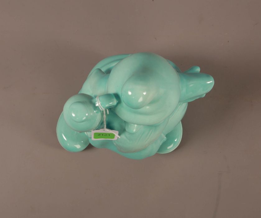 Herman Jansen Schiedam Kabouter Ceramic Blue Gnome - Image 6 of 7