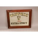 Vintage Guinness Advertising Mirror
