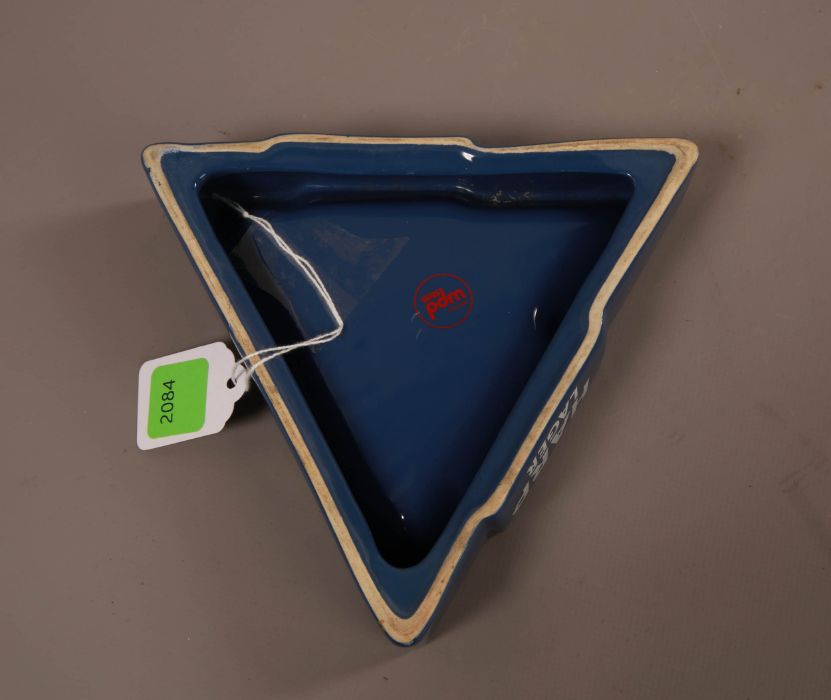 Harp Triangular Ceramic Ashtray - Image 4 of 4