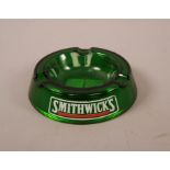 Smithwick's Green Glass Ashtray