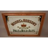 Moors & Robsons Ales Advertising Mirror