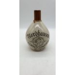 Two Tone Stoneware Whiskey Bottle