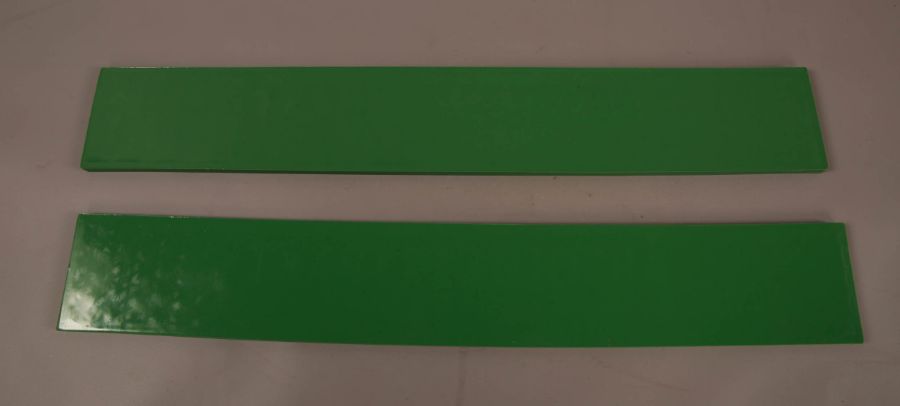 Two Green Absolut Bar Runners - Image 2 of 2