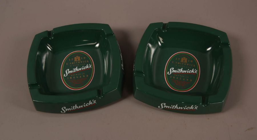 2 Smithwick's Ashtrays