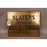 Victorian Slathers Bronze Sign