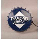 Diamond White Light-up Sign