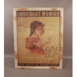 Vintage Reproduction French Advertising "Chocolat Menier"