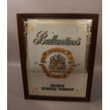 Ballentines Whisky Advertising Mirror