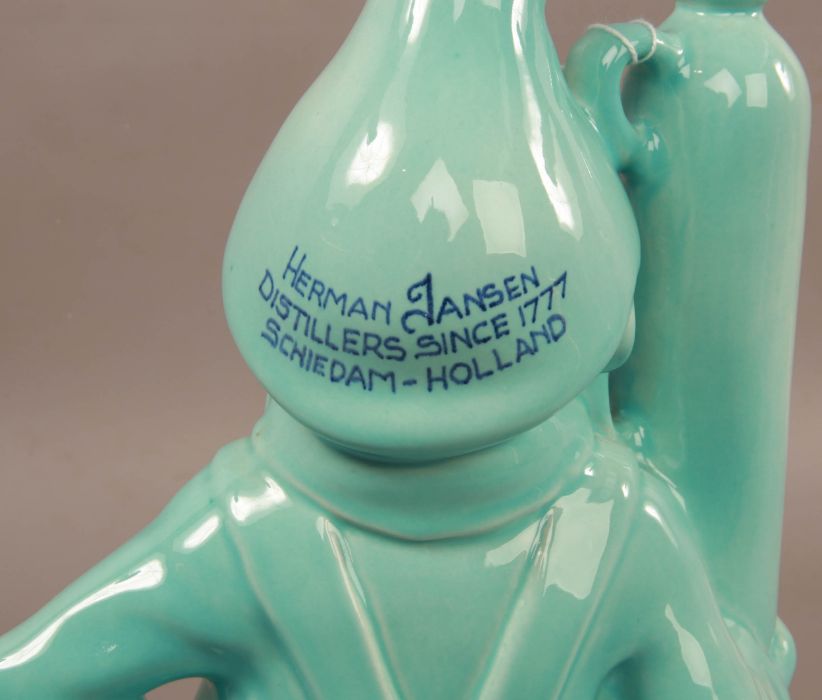 Herman Jansen Schiedam Kabouter Ceramic Blue Gnome - Image 5 of 7
