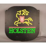 Holsten Neon Sign (No gas on neon tubes, doesn't light up) 50x50cm Reserve:£50 #1865