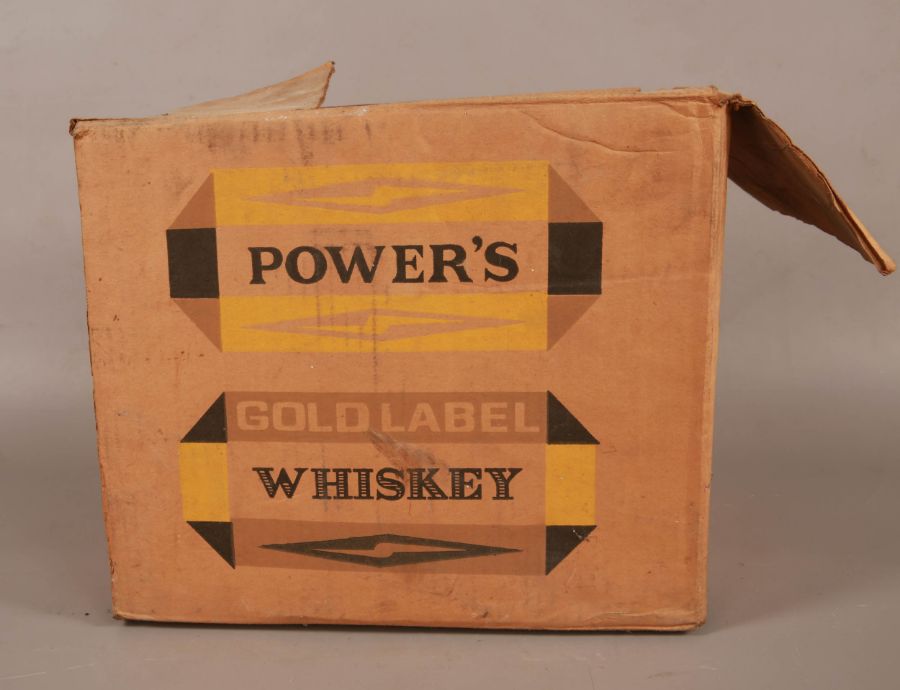Vintage Powers Whiskey Gold Label Box - Image 3 of 6