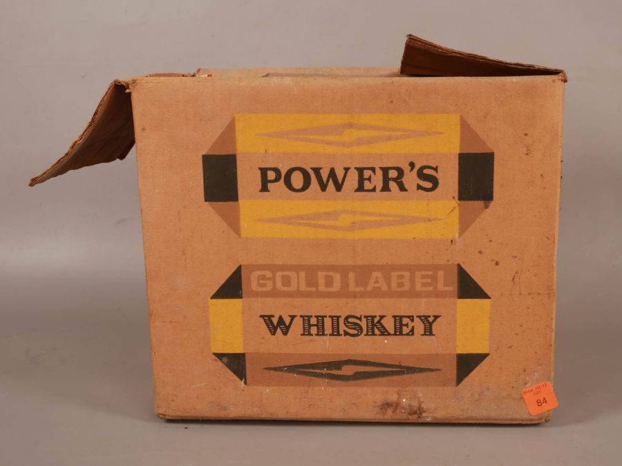 Vintage Powers Whiskey Gold Label Box