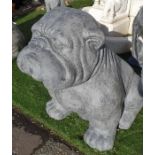XL Bulldog Statue