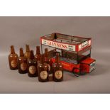 Original Guinness Advertising Bus with bottles