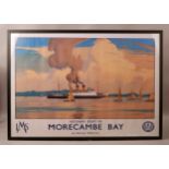 Heysham Boat in Morecambe Bay Print by Norman Wilkinson 73x103cm #67